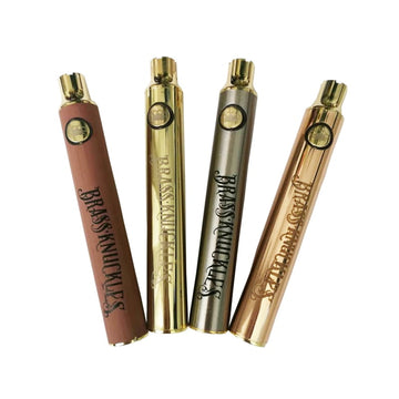 Brass Knuckles 900mAh Adjustable Battery Gold / Silver / Brown