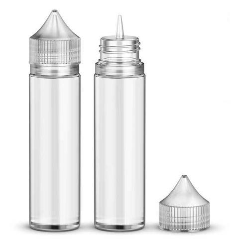 Clear Plastic Empty Vape Bottles 30ml / 60ml / 120ml