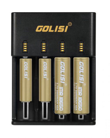 Golisi O4 4-Slot Smart Battery Charger