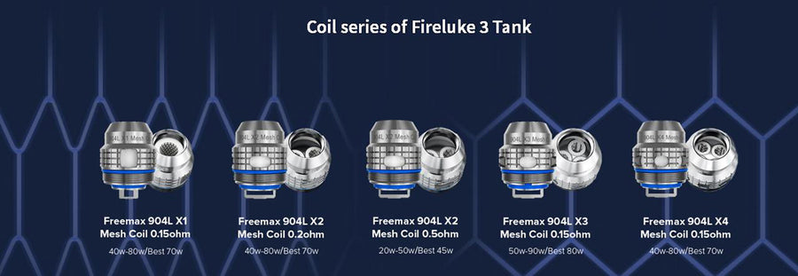 Freemax 904L X Mesh Coils (5 Pack)