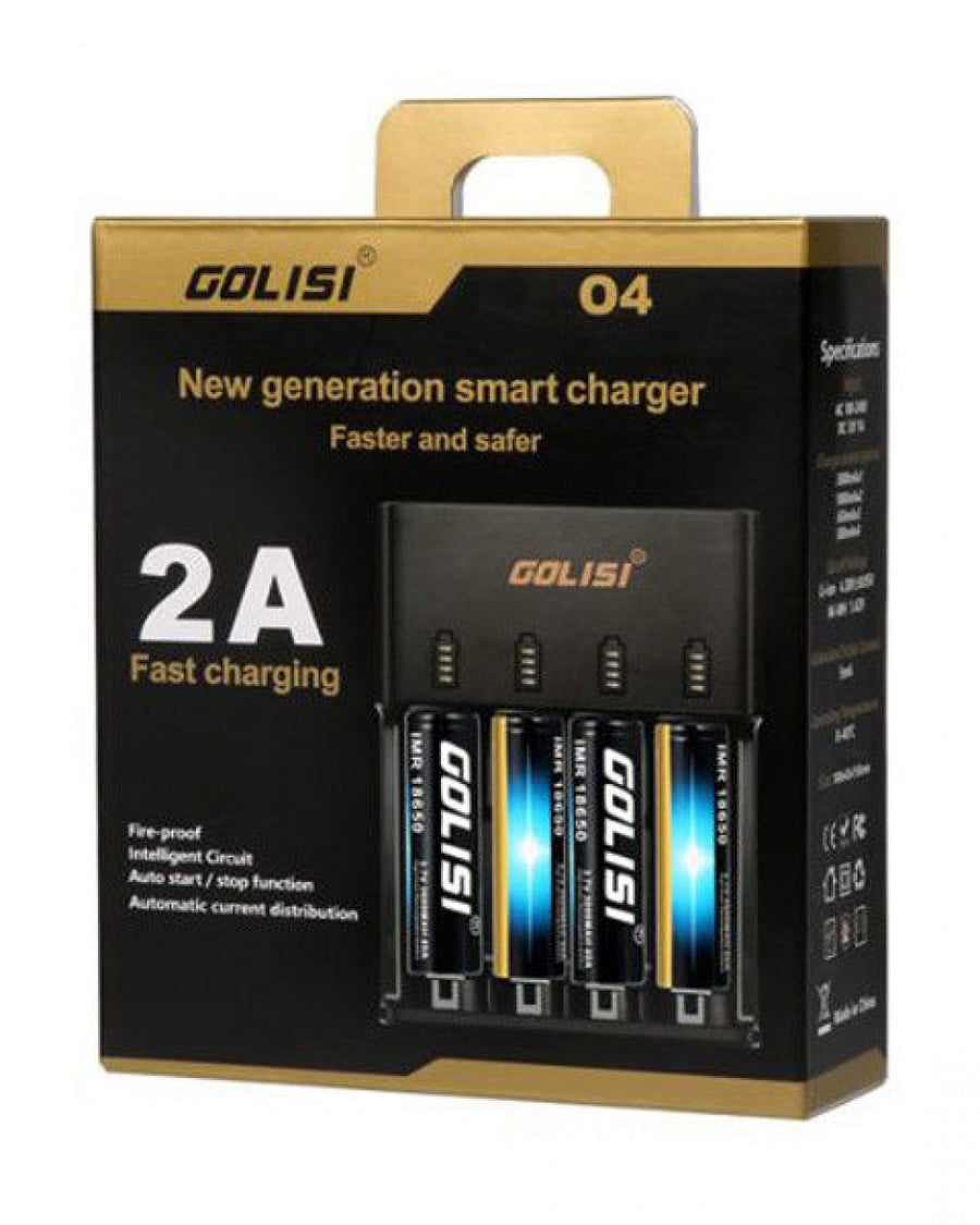 Golisi O4 4-Slot Smart Battery Charger